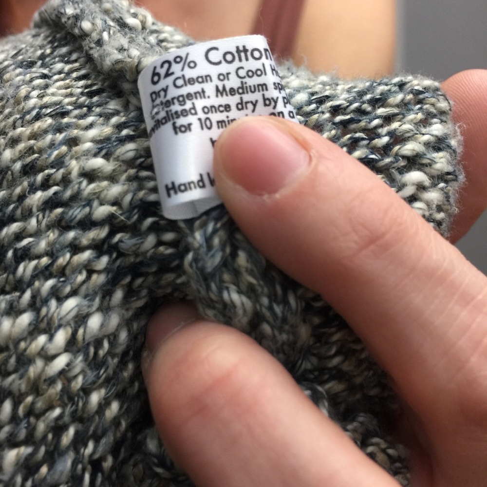 Eskandar Knit Sleeveless Pocket Vest Boho Layer - Picture 6 of 8